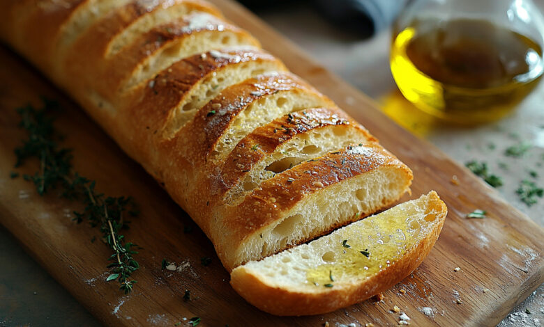 Kräuterbaguette bei Histaminintoleranz