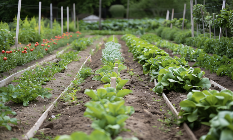 Salatfeld und Histamin